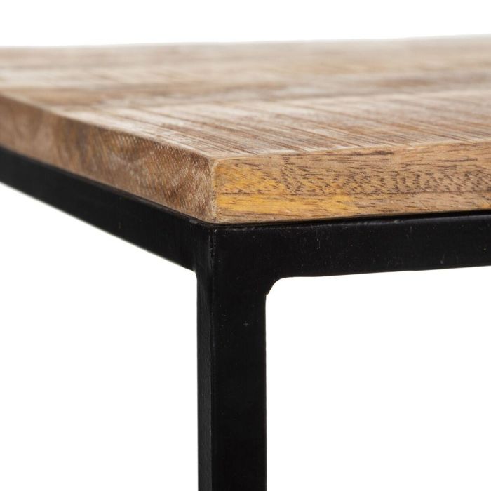 Mesa de Centro Hierro Madera de mango 80 x 60 x 40 cm 4