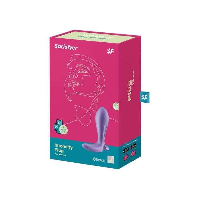 Satisfyer Power plug vibrador anal purpura 1