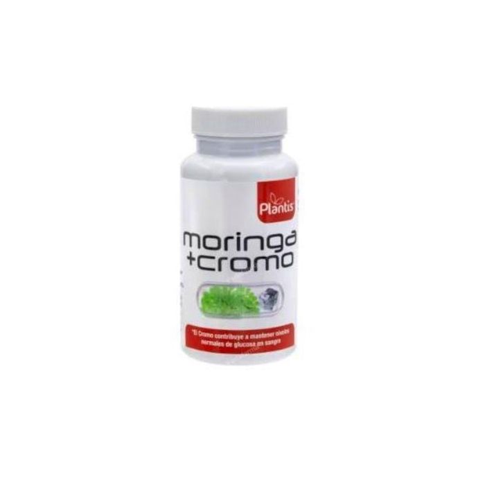 Plantis Moringa+Cromo 60 Cápsulas. Mantiene niveles normales de glucosa en sangre y metabolismo normal