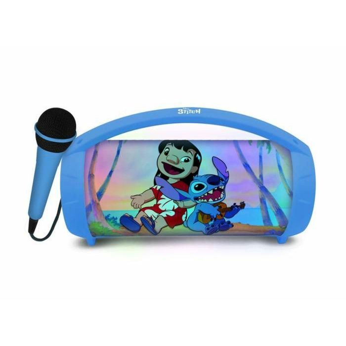 Lexibook Altavoz Bluetooth con Micrófono Stitch Disney Karaoke