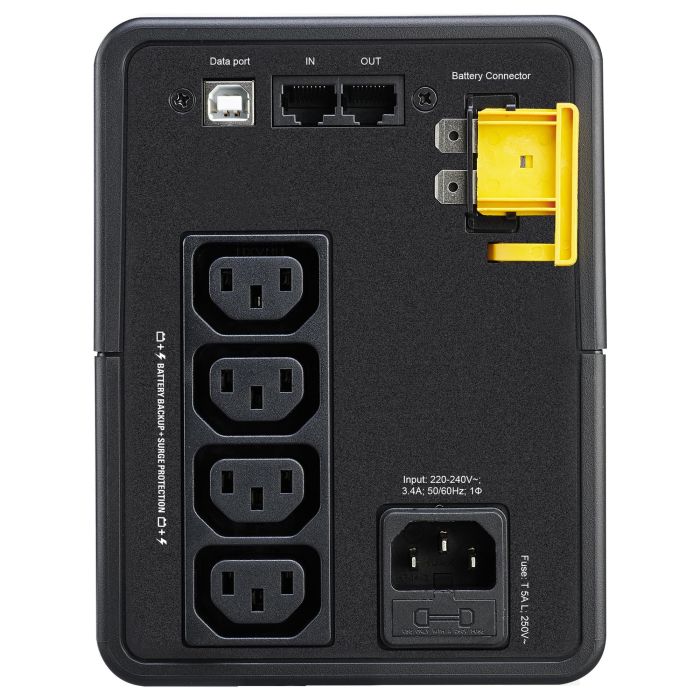 APC BX750MI Sistema de Alimentación Ininterrumpida (UPS) Línea Interactiva 0,75 kVA 410 W 4 Salidas AC