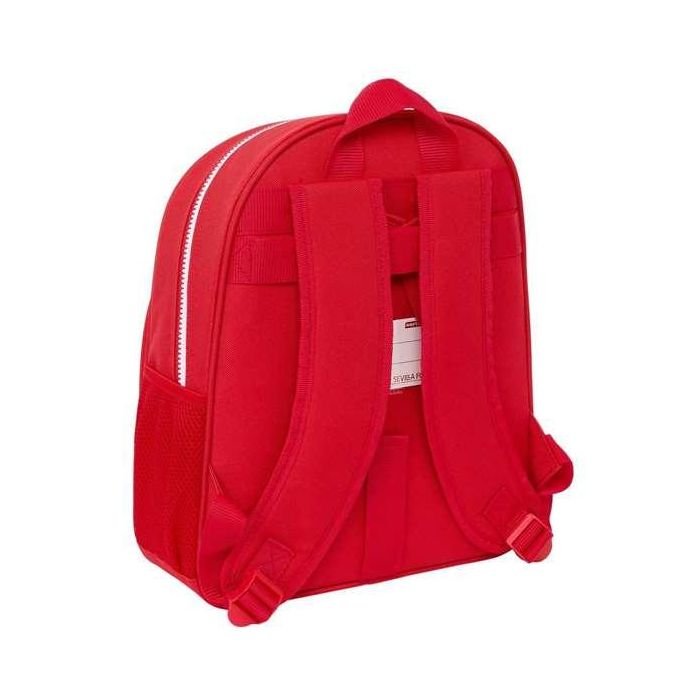 Mochila Escolar Sevilla Fútbol Club Rojo 28 x 34 x 10 cm 4 Mochila Escolar Sevilla Fútbol Club Rojo 28 x 34 x 10 cm 4