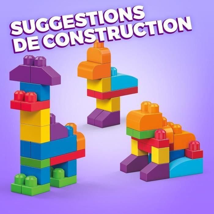 Bolsa construccion mega bloks 60 piezas azul 4