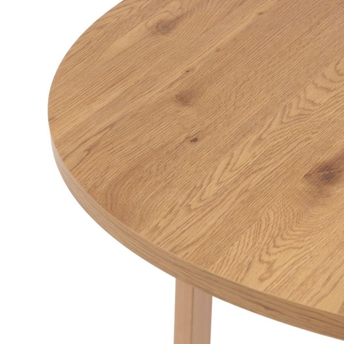 Mesa de Comedor Natural DMF 120 x 120 x 75 cm 8 Mesa de Comedor Natural DMF 120 x 120 x 75 cm 8
