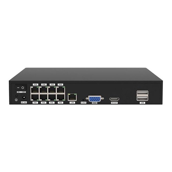 FOSCAM FNA108E-T4-2T Überwachungskameraset 4 Kameras mit Recorder Weiß 2