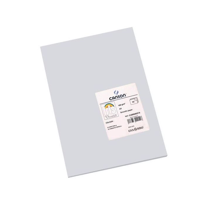 Iris Cartulina 297x420 mm 185 gr Gris Perla -50U-
