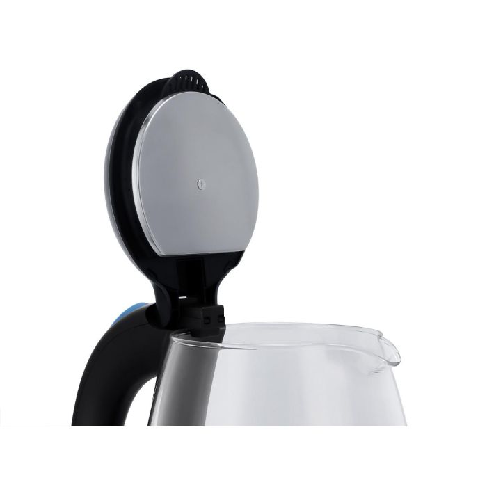 Hervidor Negro Led Borosilicato 1,8 L Argon 22x23x16cm (Set de 6) 3