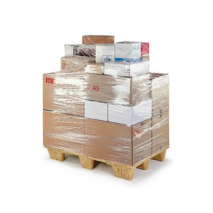 Q-connect Film Extensible Manual Ancho 500 mm Largo 145 mt Espesor 23 micras Transparente 3