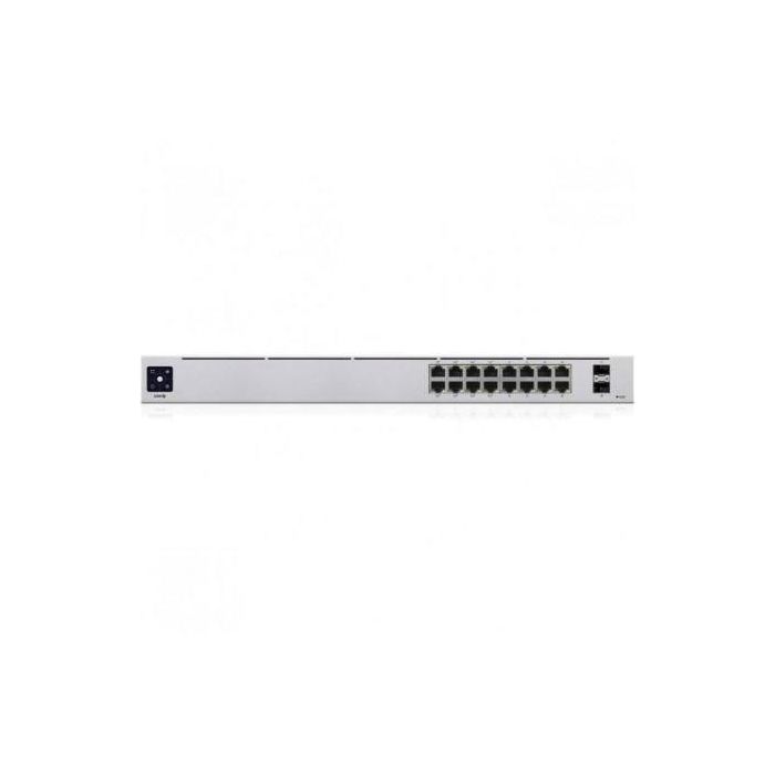 Ubiquiti USW-16-POE Gen 2, AC/DC, Internal, 60W, (16) 10/100/1000 RJ45 Ports, (2) 1G SFP, 442.4 x 200 x 43.7 mm 1 Ubiquiti USW-16-POE Gen 2, AC/DC, Internal, 60W, (16) 10/100/1000 RJ45 Ports, (2) 1G SFP, 442.4 x 200 x 43.7 mm 1