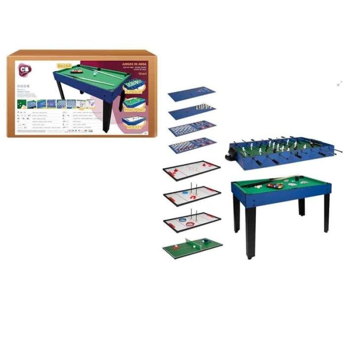 Mesa Multijuegos Colorbaby 12 en 1 107 x 83,5 x 61 cm