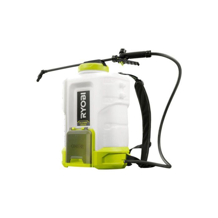 Pulverizador de mochila RYOBI - RY18BPSB-0 - 18V One Plus - 15L - 6,2 bares - Sin batería ni cargador Pulverizador de mochila RYOBI - RY18BPSB-0 - 18V One Plus - 15L - 6,2 bares - Sin batería ni cargador