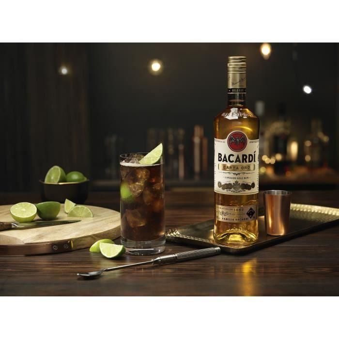 Ron Bacardi Carta Oro Amber 70 cl - 37.5 ° 1