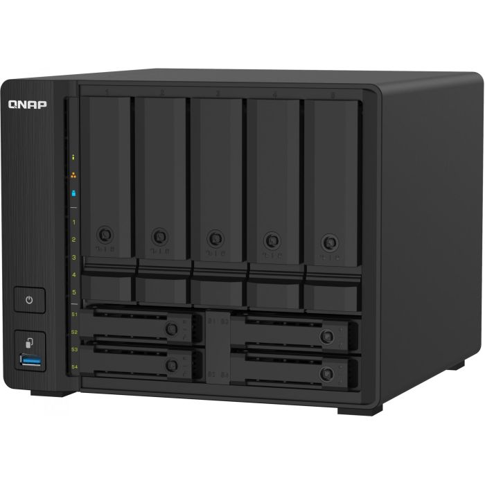 QNAP TS-932PX-4G NAS Torre 9 Bahías 5x 3.5" 4x 2.5" 2x 10GbE SFP+ 2x 2.5GbE LAN 4GB DDR4 4