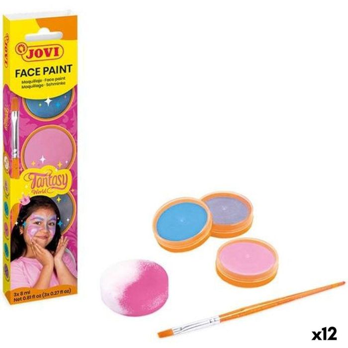 Set de Maquillaje Infantil Jovi Fantasy Multicolor (12 Unidades) 1