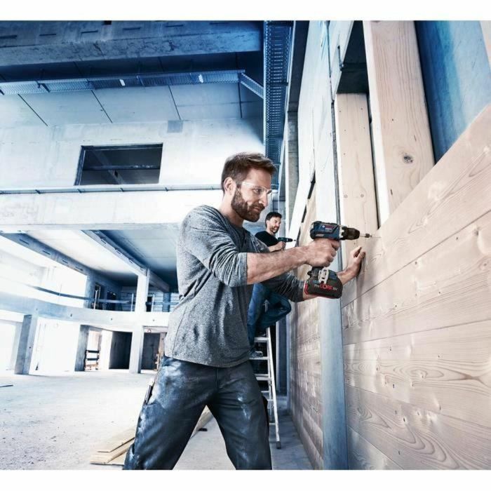 Bosch Professional Taladro Atornillador GSR 18V-50 con 2 Baterías 2.0Ah, Cargador GAL 18V-20 y 43 Accesorios en Bolsa