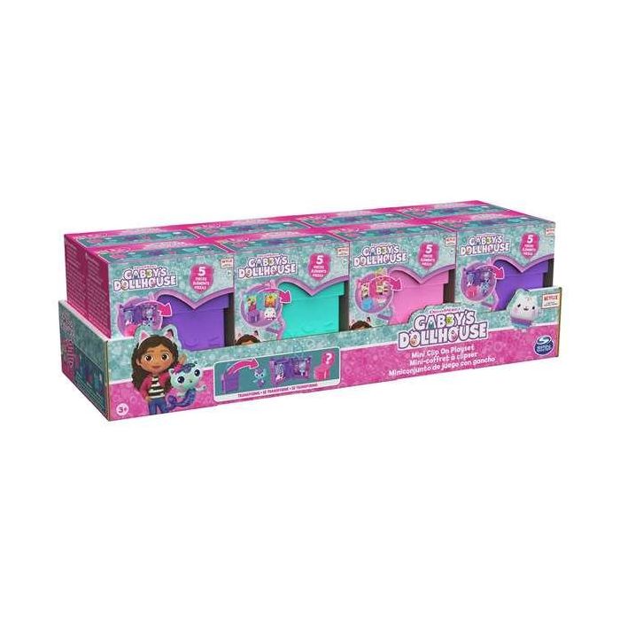 Mini playsets con llavero la casa de muñecas de gaby - modelos surtidos 3