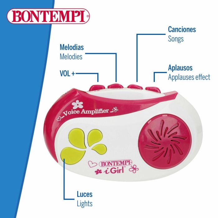Micrófono de juguete Bontempi 4 Micrófono de juguete Bontempi 4