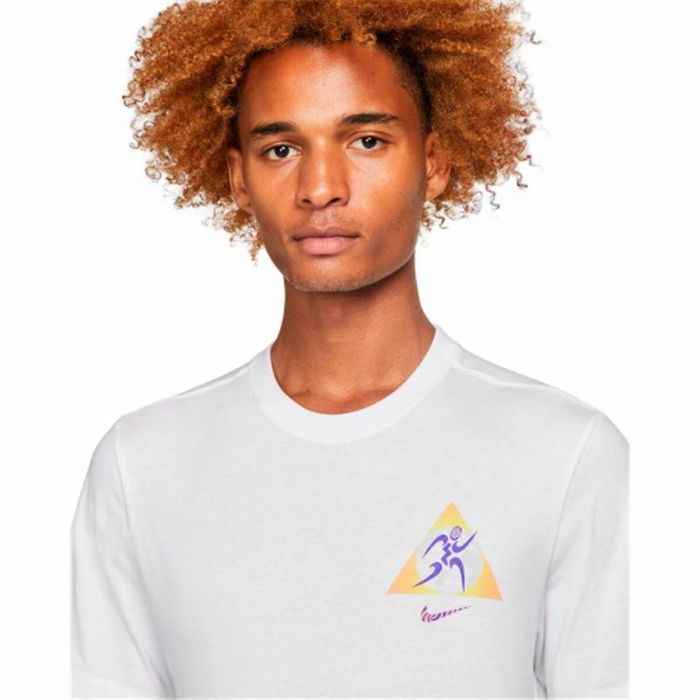 Camiseta de Manga Corta Hombre Nike Sportswear Blanco 3