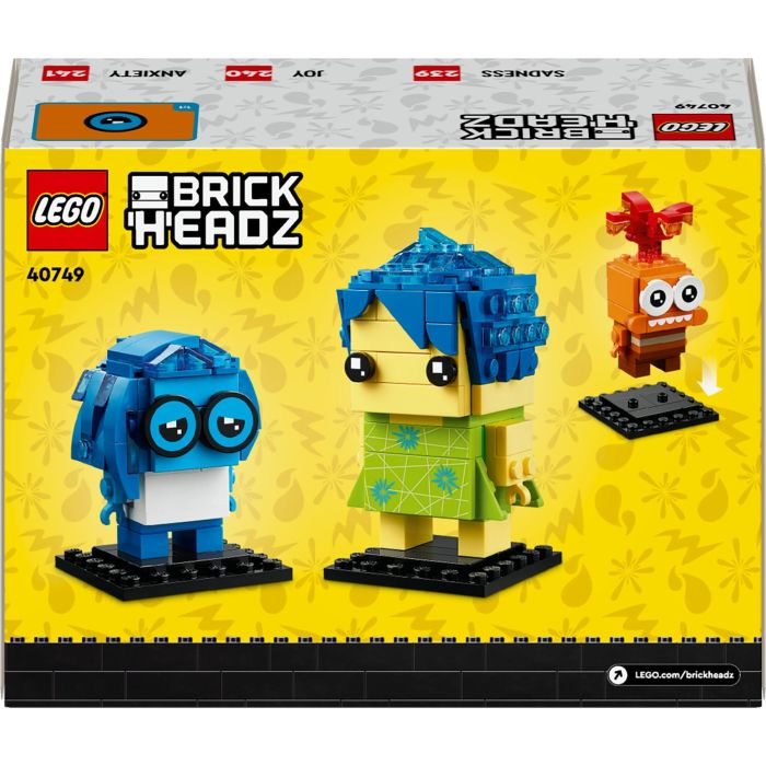 Juego de Construcción Lego BRICKHEADZ 40749 Inside Out 2 300 Piezas 3