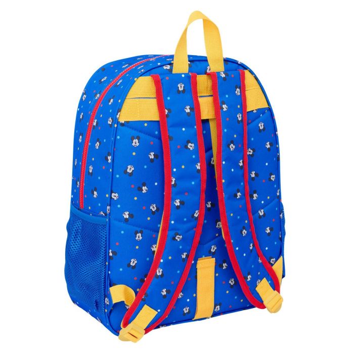 Mochila Escolar Mickey Mouse Clubhouse Good day Azul 33 x 42 x 14 cm 1