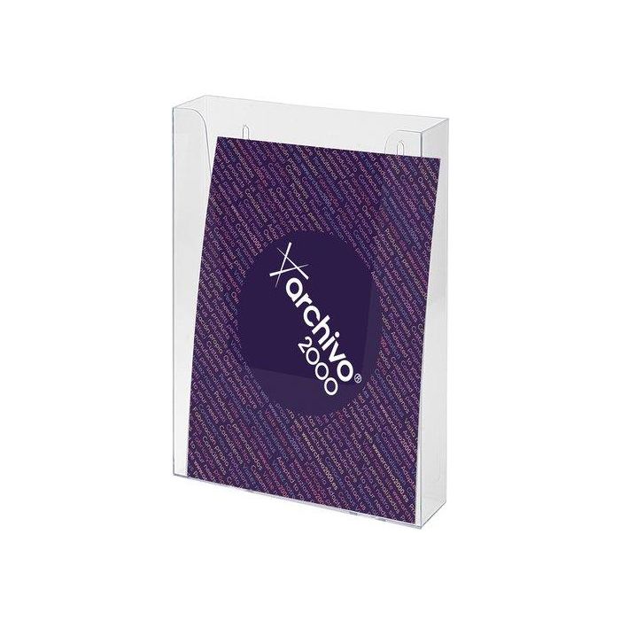 Archivo 2000 Portafolletos Mural Premium Espesor 3 mm 1-3 Din A4 Vertical 45x115x180 mm