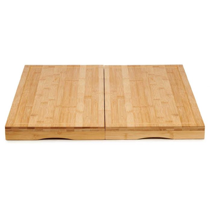 Kinvara Set 2 Tablas de Bambú para Cocina Marrón 28 cm (Set de 6) 1
