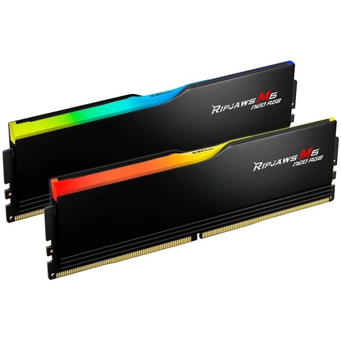 G.Skill F5-6000J3238G32GX2-RM5NRK, Kit Dual DDR5 64GB (2x32GB) 6000MHz CL32 Ripjaws M5 Neo AMD EXPO Schwarz 2