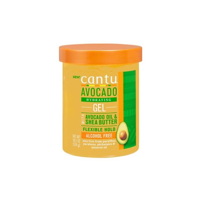 Cantu Avocado Hydrating Gel 185Oz/524G (Sin Alcohol)