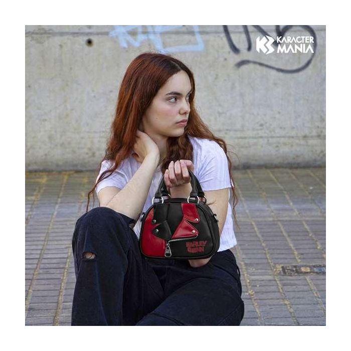 Karactermania Bolso Bowling Fashion Harley Quinn Jacket Negro 22 x12 x16 cm 3