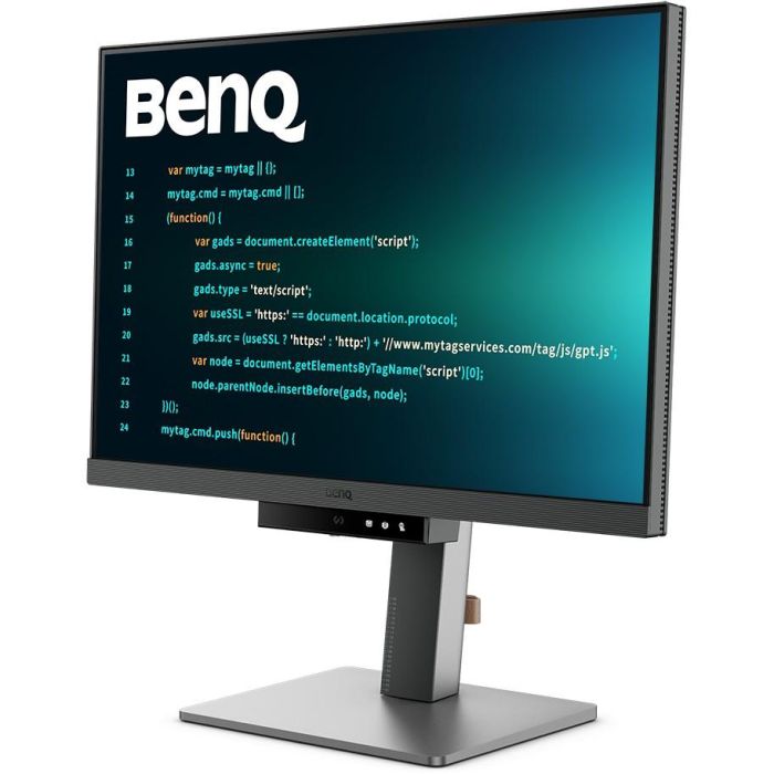 BenQ Monitor para Programación RD240Q 24.1" IPS WQXGA 2560x1600, 95% P3, USB-C PD90W, HDR10, 16:10, Antideslumbramiento, 9H.LLXLA.TBE 1 BenQ Monitor para Programación RD240Q 24.1" IPS WQXGA 2560x1600, 95% P3, USB-C PD90W, HDR10, 16:10, Antideslumbramiento, 9H.LLXLA.TBE 1
