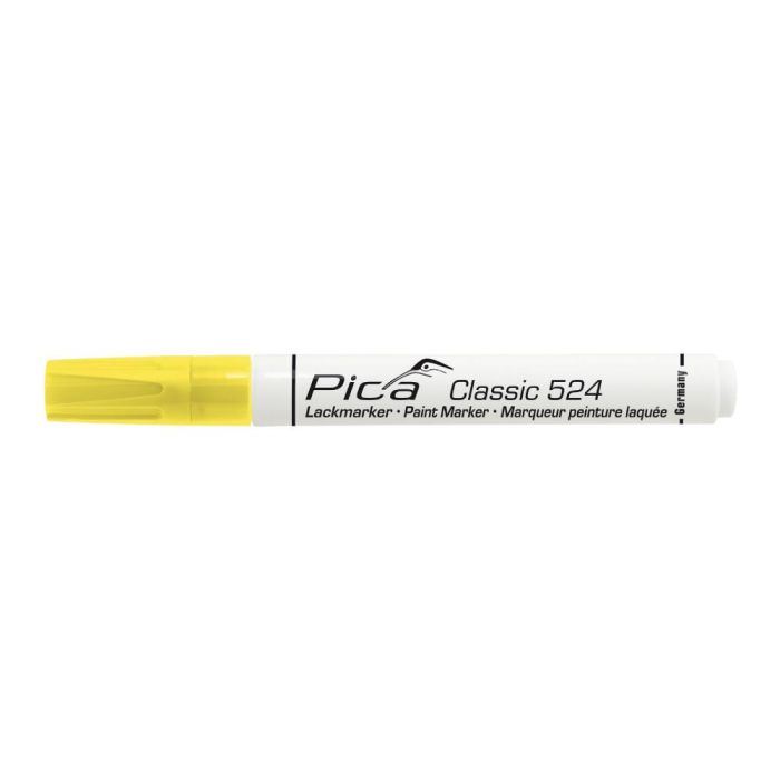 Pica Marcador permanente classic amarillo, marcaje permanente, altamente opaco, resistente a la luz, secado rápido Pica Marcador permanente classic amarillo, marcaje permanente, altamente opaco, resistente a la luz, secado rápido