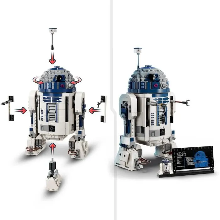 LEGO 75379 Star Wars R2-D2 Droide de Juguete para Construir, Regalo para Niños, Juego de Batalla 2 LEGO 75379 Star Wars R2-D2 Droide de Juguete para Construir, Regalo para Niños, Juego de Batalla 2