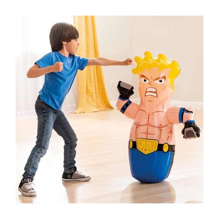 Intex Figura Hinchable Tentetieso Luchador PVC 94x74 cm, para niños +3 años, Modelos Surtidos (2 Colores) 1