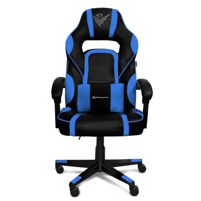 Phoenix technologies Silla Gaming Trophy Cuero PU - Ergonómica, Reclinable 135°, Acolchada, con Cojín Lumbar Phoenix technologies Silla Gaming Trophy Cuero PU - Ergonómica, Reclinable 135°, Acolchada, con Cojín Lumbar
