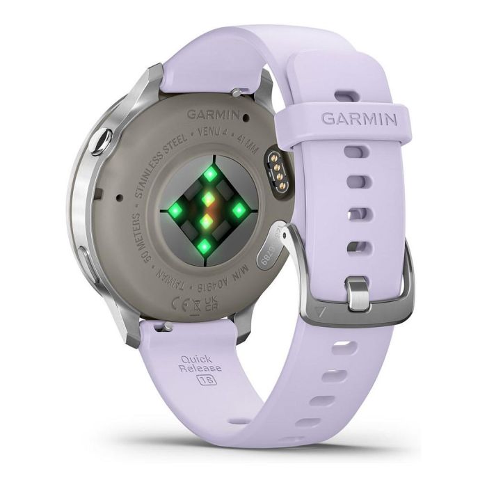 Garmin Venu 4 Smartwatch 41mm Silicona Gris/Plata Lavanda
