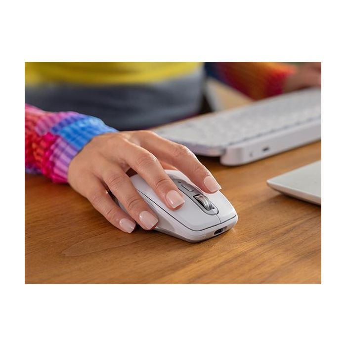 Logitech MX Anywhere 3S for Business Ratón Inalámbrico Compacto, Bluetooth, USB-C, Pale Grey EMEA28-935 6