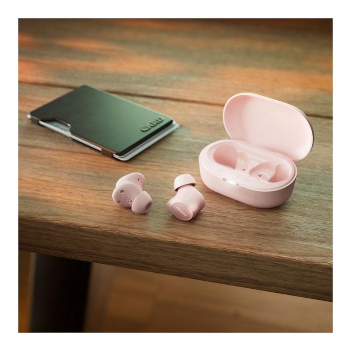 Philips Auriculares Bluetooth TAT1209 Rosa con Estuche de Carga, Autonomía 6h 5