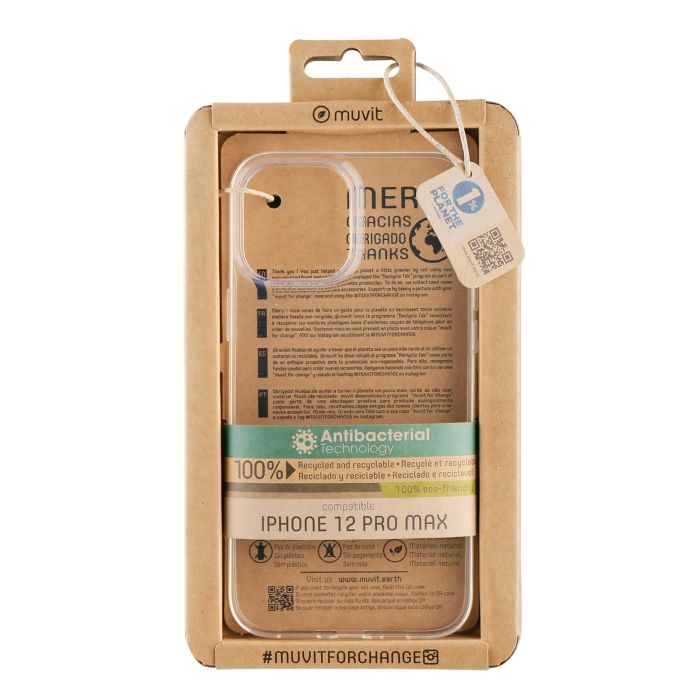 Funda Muvit Recycletek Antibacteriana Apple Iphone Funda Muvit Recycletek Antibacteriana Apple Iphone