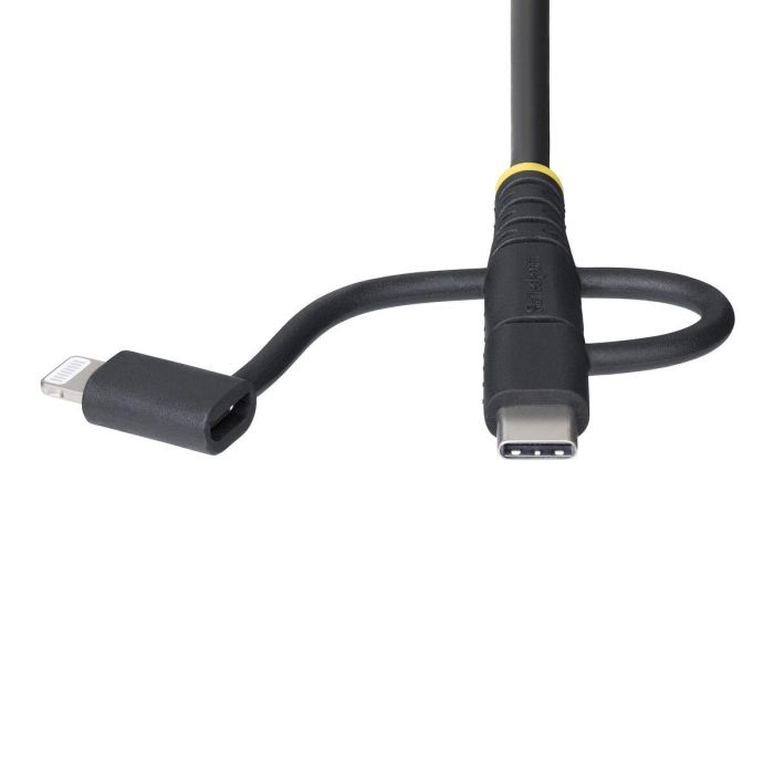 Cable USB Startech RLTCUB1MBK Negro 1 m 2