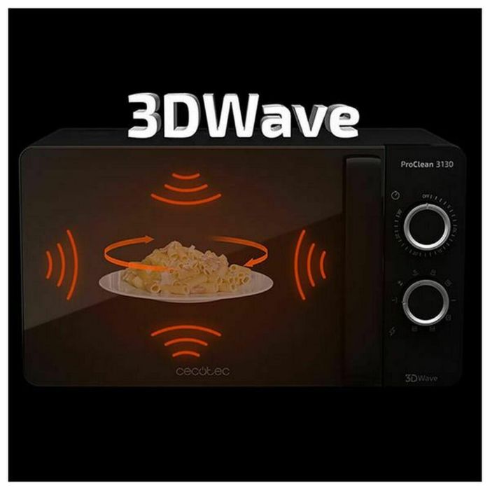 Microondas con Grill Cecotec ProClean 3130 20 L 700W Negro 1150 W 20 L 2