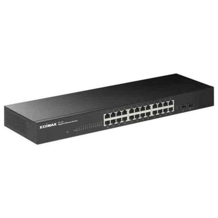 Switch de Armario Edimax GS-1026 V3 Gigabit Ethernet 52 Gbps 2 Switch de Armario Edimax GS-1026 V3 Gigabit Ethernet 52 Gbps 2