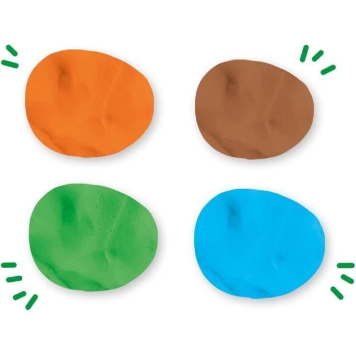 SES CREATIVE AAAAR50291 Plastilina Vegana Sin Gluten Lavable (4x90gr) - Colección Siéntete Bien 2