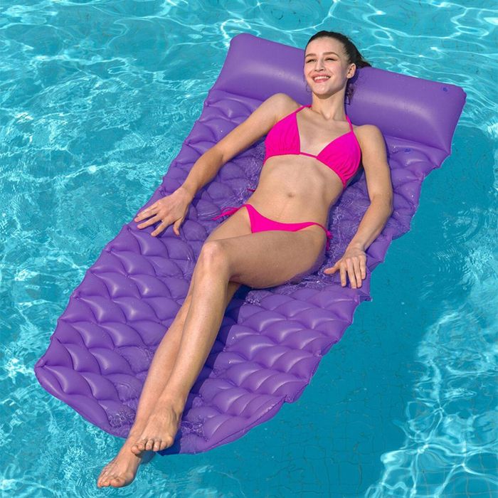 Bestway Colchoneta Hinchable Enrollable Color Surtido 213x86 cm Playa y Piscina 44020 2 Bestway Colchoneta Hinchable Enrollable Color Surtido 213x86 cm Playa y Piscina 44020 2