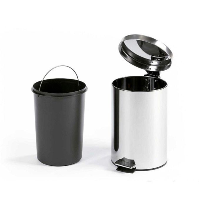 Confortime Cubo Basura Metal con Pedal 3 Litros 17 cm Ancho x 26 cm Alto x 24 cm Largo 6