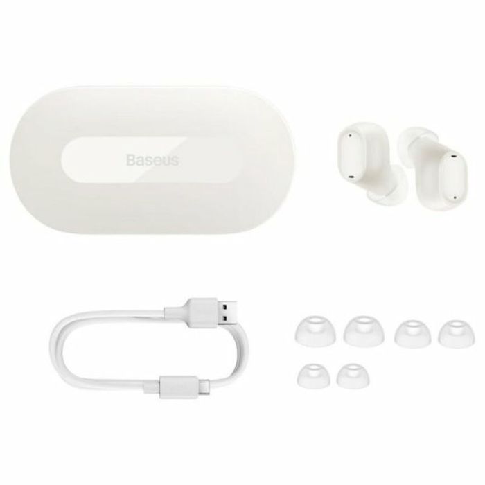 Auriculares con Micrófono Baseus Blanco 2