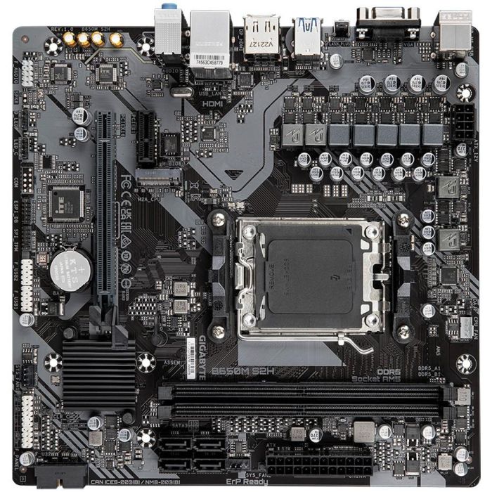 Gigabyte B650M S2H Placa Base AMD B650 Socket AM5 Micro ATX - Compatible con AMD Ryzen 5/7/9 7th Gen, DDR5, M.2, SATA III, RAID 0/1/10 3 Gigabyte B650M S2H Placa Base AMD B650 Socket AM5 Micro ATX - Compatible con AMD Ryzen 5/7/9 7th Gen, DDR5, M.2, SATA III, RAID 0/1/10 3