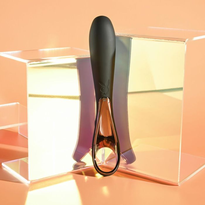 Vibrador Playboy Negro 15 Vibrador Playboy Negro 15