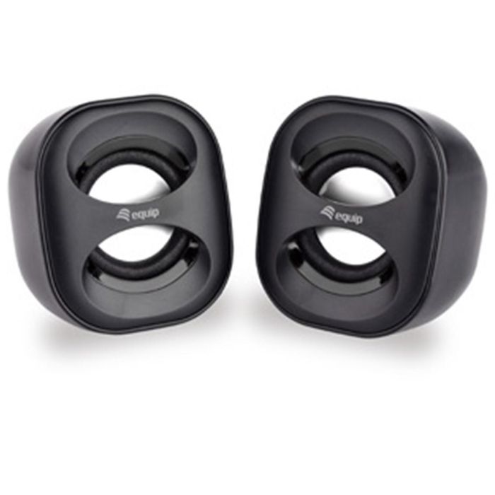 Equip Altavoces 2.0 Mini, Sonido Estéreo Potente, Conexión USB y Jack 3.5 mm, Ideal para PC y Portátiles Equip Altavoces 2.0 Mini, Sonido Estéreo Potente, Conexión USB y Jack 3.5 mm, Ideal para PC y Portátiles