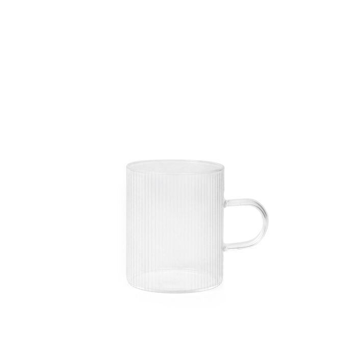 La Mediterranea Set 3 Tazas Boro Líneas 90 ml d:5cm h:6cm 1