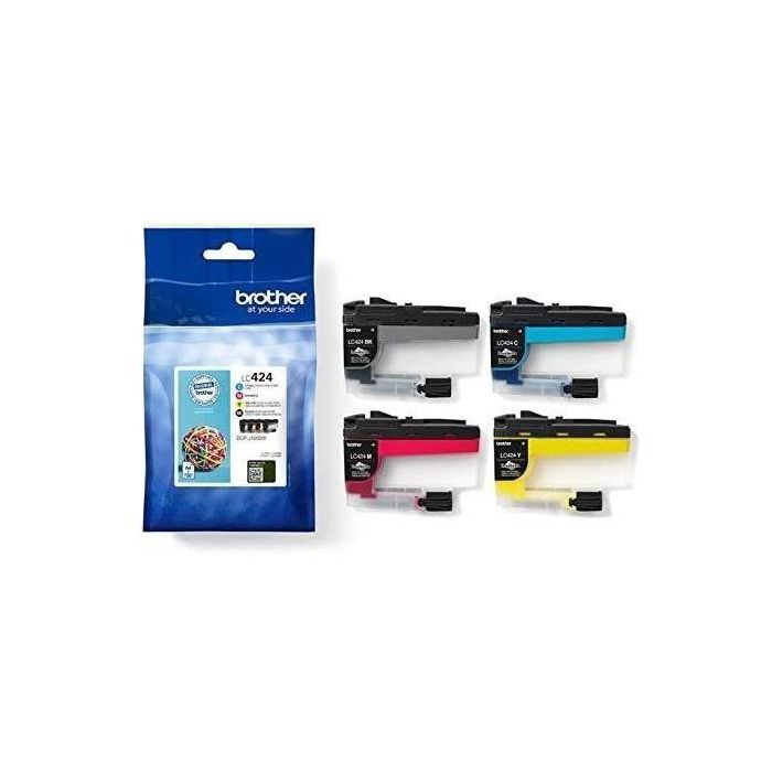 BROTHER multipack tinta para DCPJ1200W LC424VAL 3 BROTHER multipack tinta para DCPJ1200W LC424VAL 3